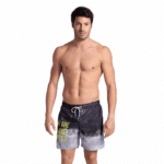 Waterprints Black Beach Boxer