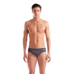 Traje de baño ARENA M. Tipo Briefs TEAM SWIM SOLID Asphalt