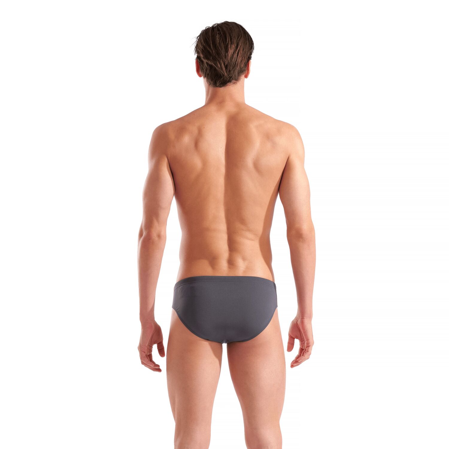 Traje de baño ARENA M. Tipo Briefs TEAM SWIM SOLID Asphalt (vista 2)