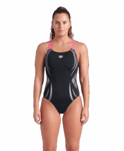 Traje de baño Arena W POSEIDONIA Shocking Pink