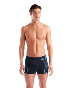 ARENA M. POSEIDONIA Short Black - Turquoise