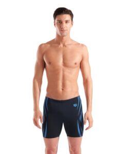 Traje de baño ARENA M. POSEIDONIA Mid Jammer Black Turquoise