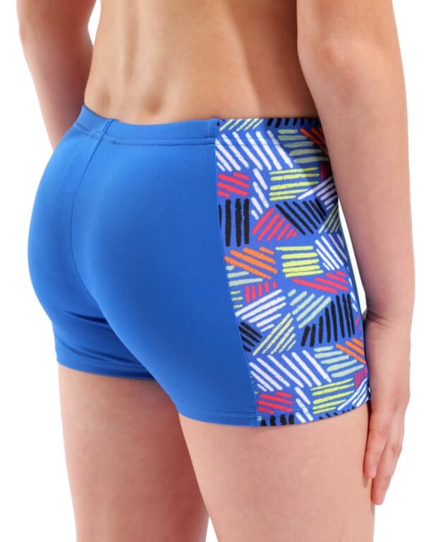 Traje de baño ARENA B.TEAM CANDIES Short Black Royal Multi (vista 4)