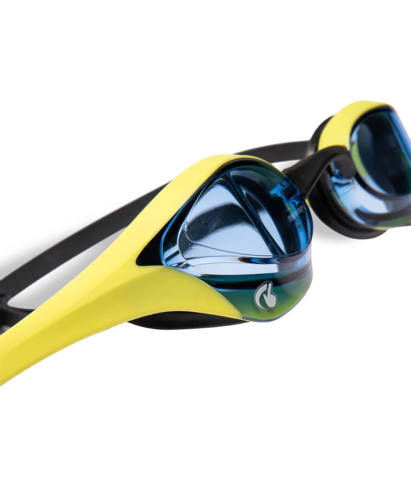 Lentes de competencia Arena Cobra Ultra Swipe, color Royal Blue con Cyber Lime (vista 4)