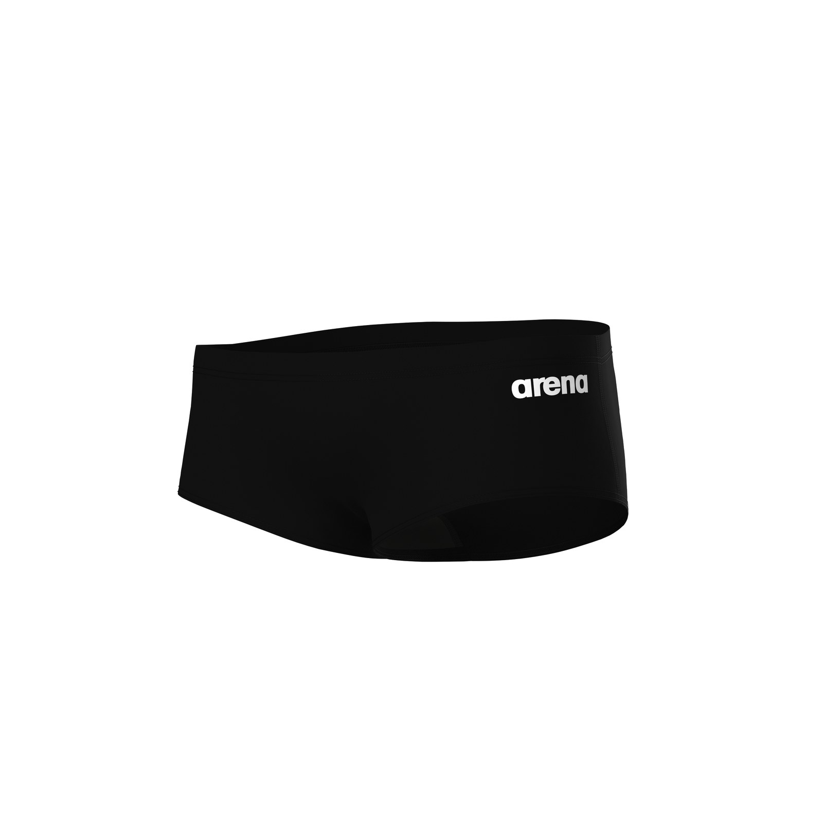 Traje de baño Arena Solid Low Waist Short para hombre, color negro