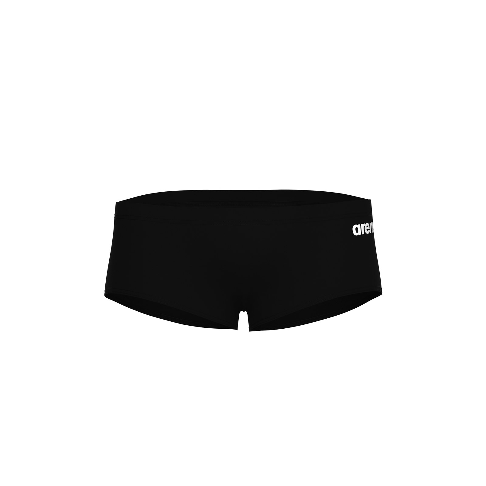 Traje de baño Arena Solid Low Waist Short para hombre, color negro (vista 3)