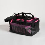 Mochila Arena Spiky III Duffle 40L plum neon pink, vista lateral
