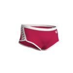 Traje de baño Arena Icons Low Waist Short para hombre, rojo y blanco (vista 2)