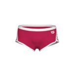 Traje de baño Arena Icons Low Waist Short para hombre, rojo y blanco (vista 3)