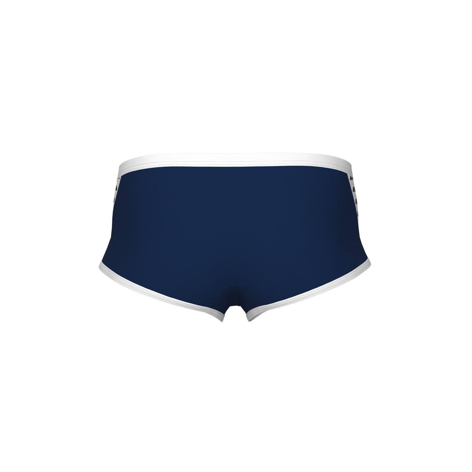 Traje de baño Arena Icons Low Waist Short para hombre, color Navy y blanco (vista 4)
