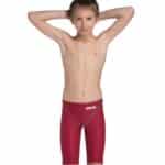 Calzoneta Comp ARENA B. PWSKIN ST NEXT Jammer Jr Deep Red (modelo de frente)