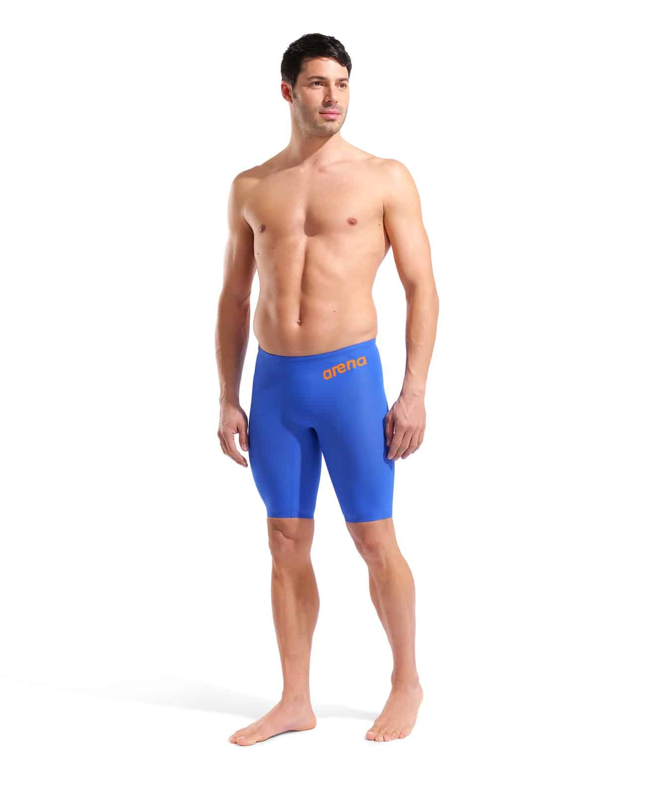 Calzoneta de competencia Arena Powerskin Carbon Air2 Jammer para hombre, color Neon Blaze (vista 3)