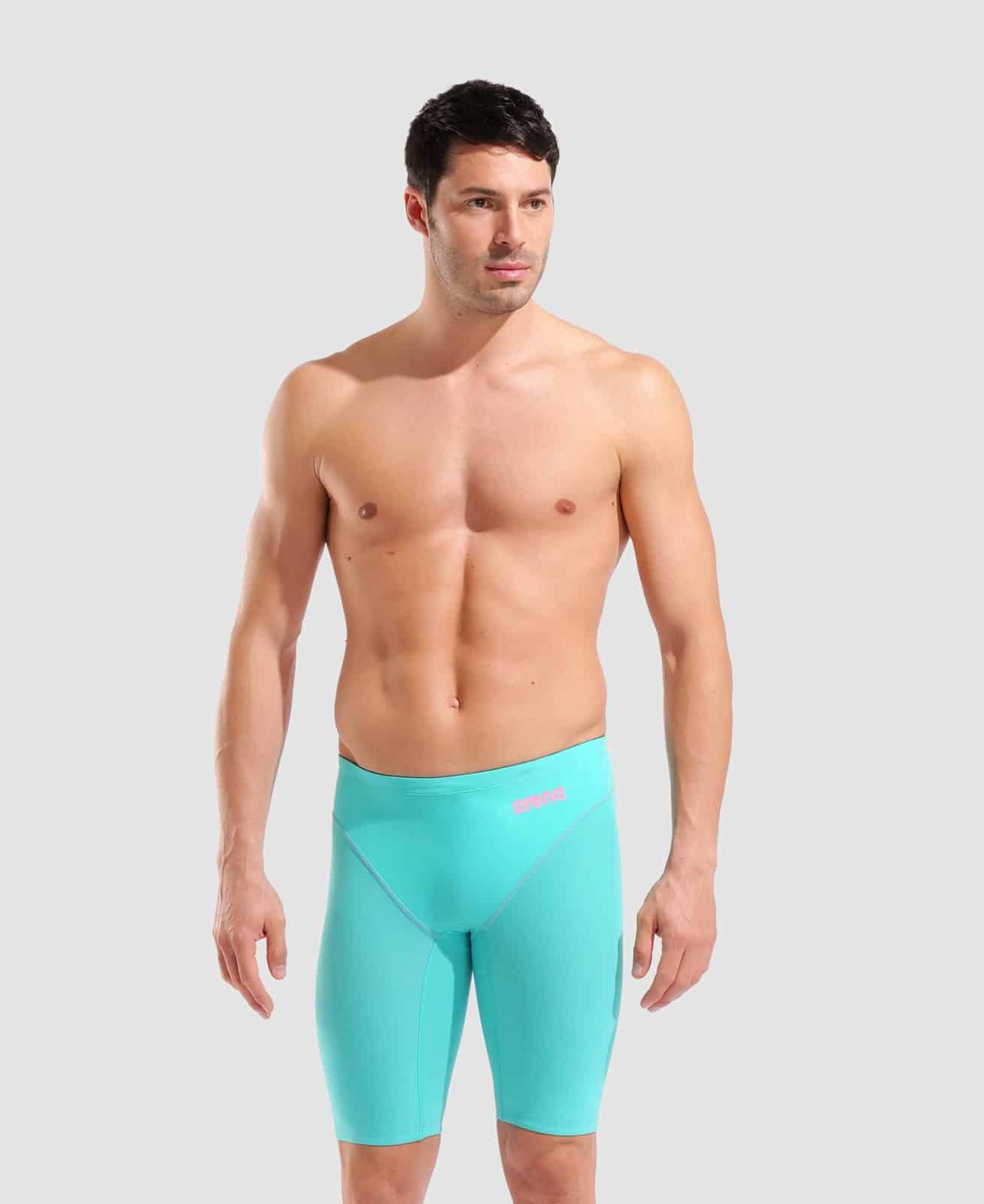 Calzoneta Competencia ARENA M. PWSKIN IMPULSO Jammer LE Water-Shocking Pink — foto en uso