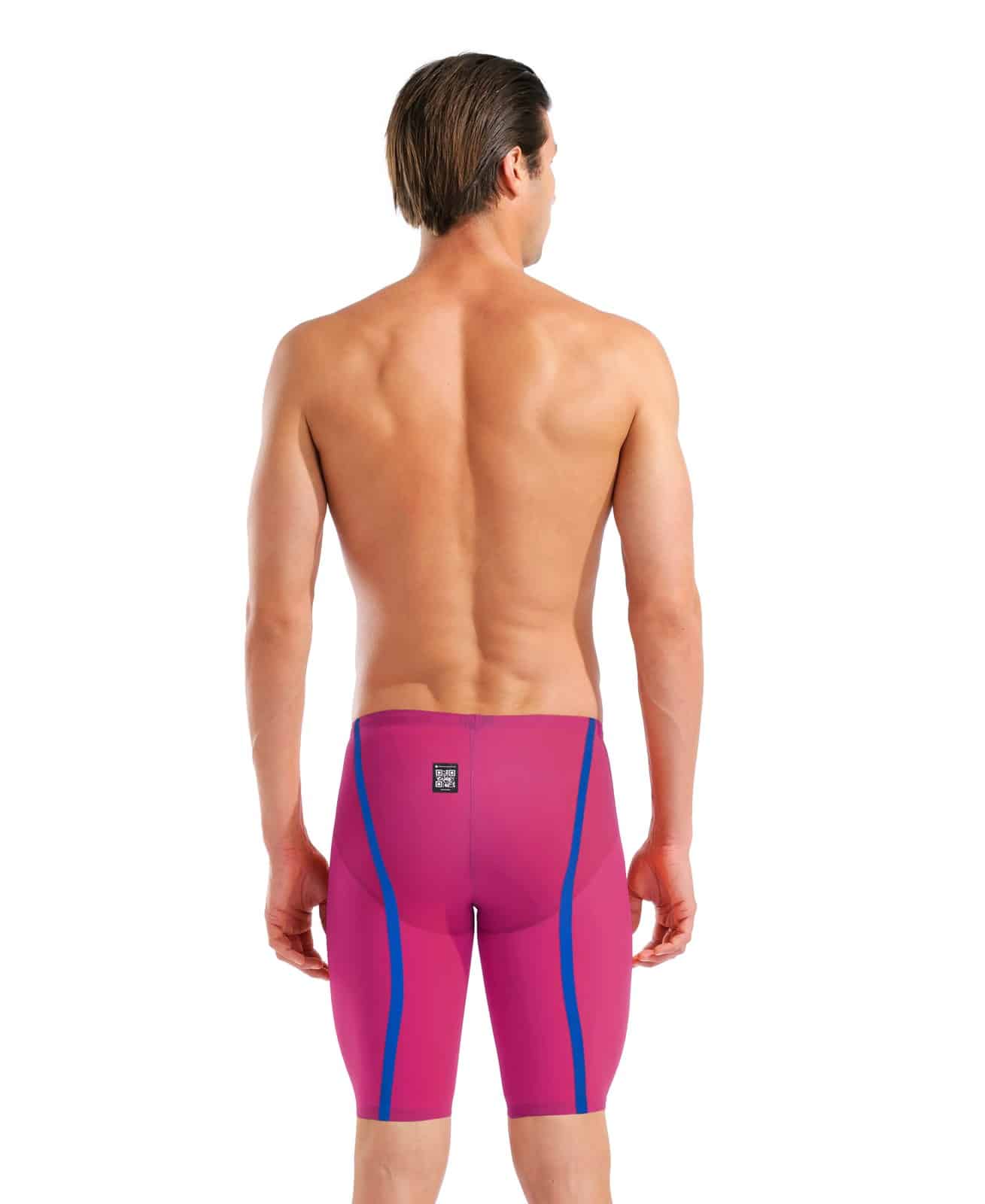 Calzoneta de competencia Arena Powerskin Veloce para hombre, color Violet Surge (vista 2)