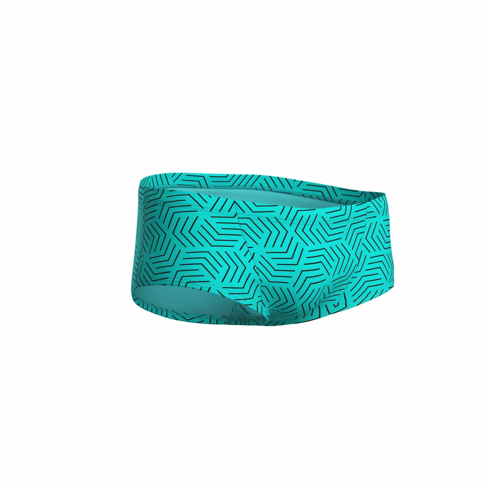 Calzoneta de entreno Arena Low Waist para hombre, estampado Water Multi (vista 2)