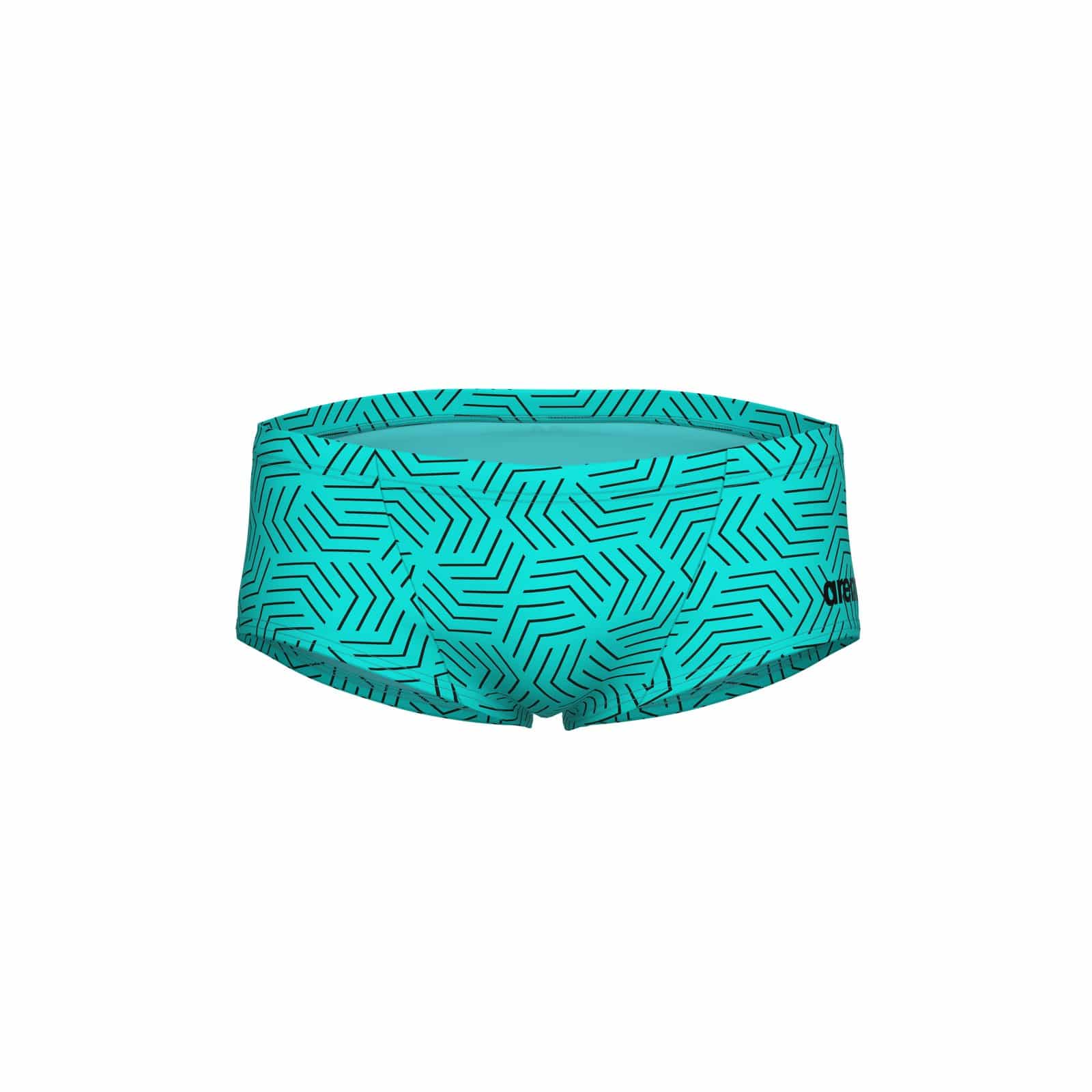 Calzoneta de entreno Arena Low Waist para hombre, estampado Water Multi (vista 3)