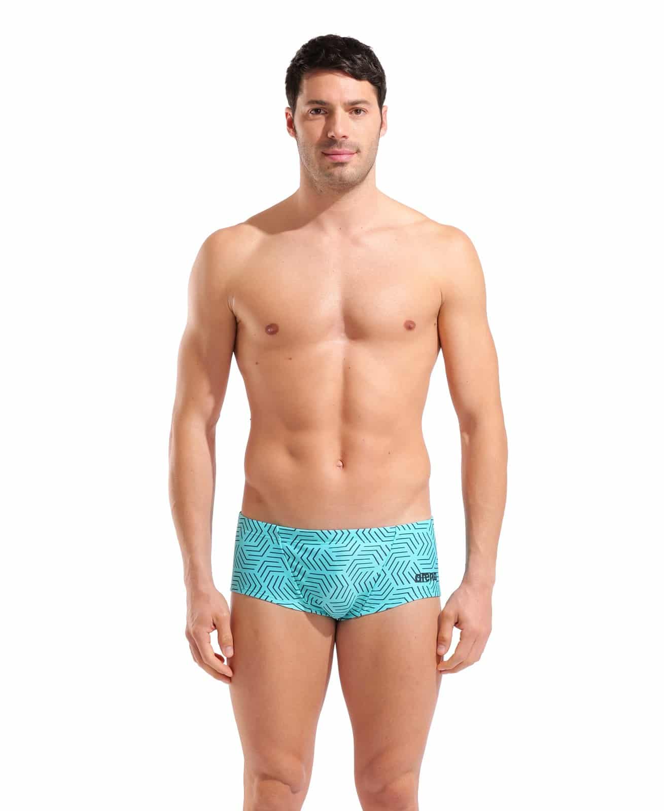 Calzoneta de Entreno Arena Low Waist Water Multi (modelo de frente)