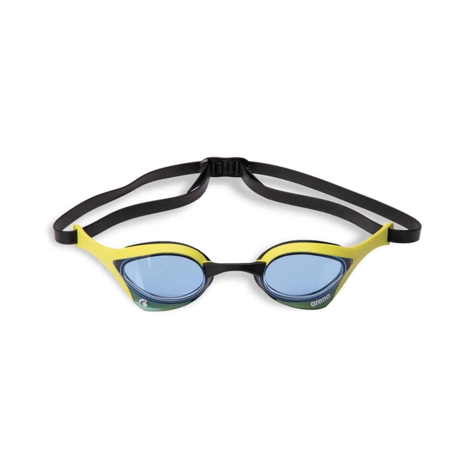 Lentes de competencia Arena Cobra Ultra Swipe, color Royal Blue con Cyber Lime (vista 2)
