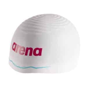 Gorra de competencia ARENA AQUAFORCE Wave Fireflow White