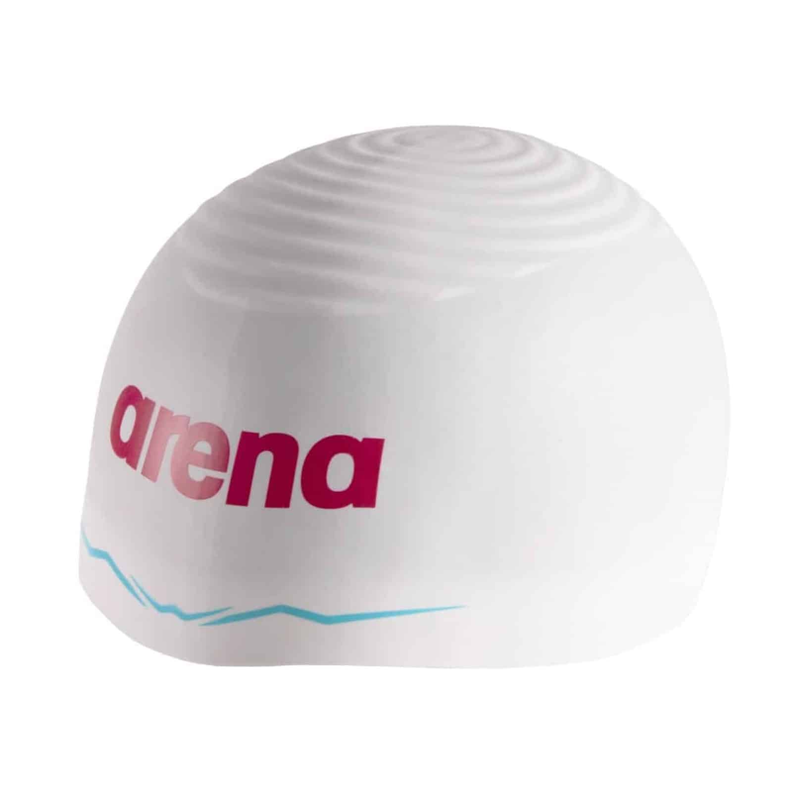 Gorra de competencia ARENA AQUAFORCE Wave Fireflow White