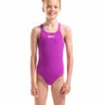Traje de baño Arena G. Swim Pro Solid Fuchsia Water para niña