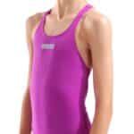Traje de baño Arena G. Swim Pro Solid Fuchsia Water para niña (vista 4)