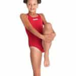 Traje de baño Arena G. Swim Pro Solid Red para niña