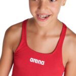 Traje de baño Arena G. Swim Pro Solid Red para niña (vista 4)