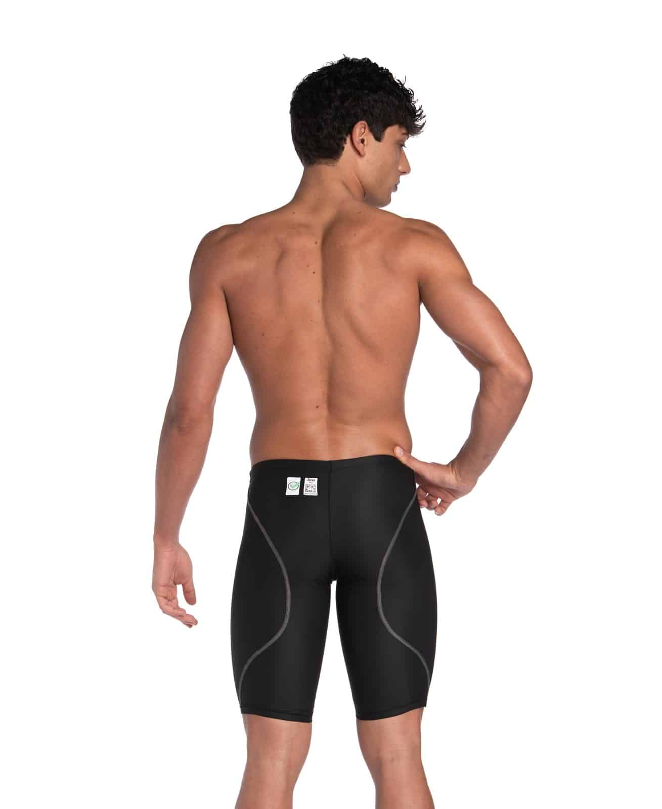 Calzoneta de competencia Arena Powerskin ST Next Jammer hombre Black (espalda)