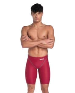 Calzoneta de competencia Arena Powerskin ST Next Jammer hombre Deep Red (frente)