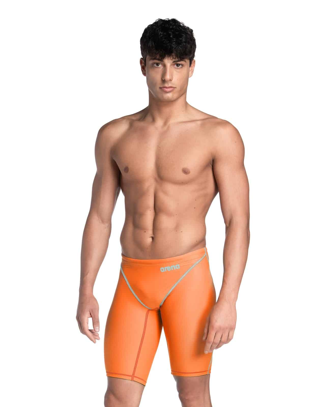 Calzoneta de competencia Arena Powerskin ST Next LE Jammer hombre Orange (frente)