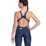 Traje de competencia Arena Powerskin ST Next Open Back mujer Navy (espalda)